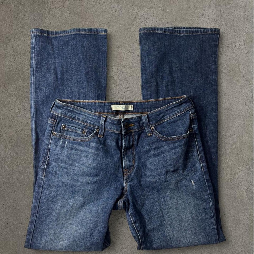 Levis 545 Slender Low Bootcut Jeans Blue Denim 10M
